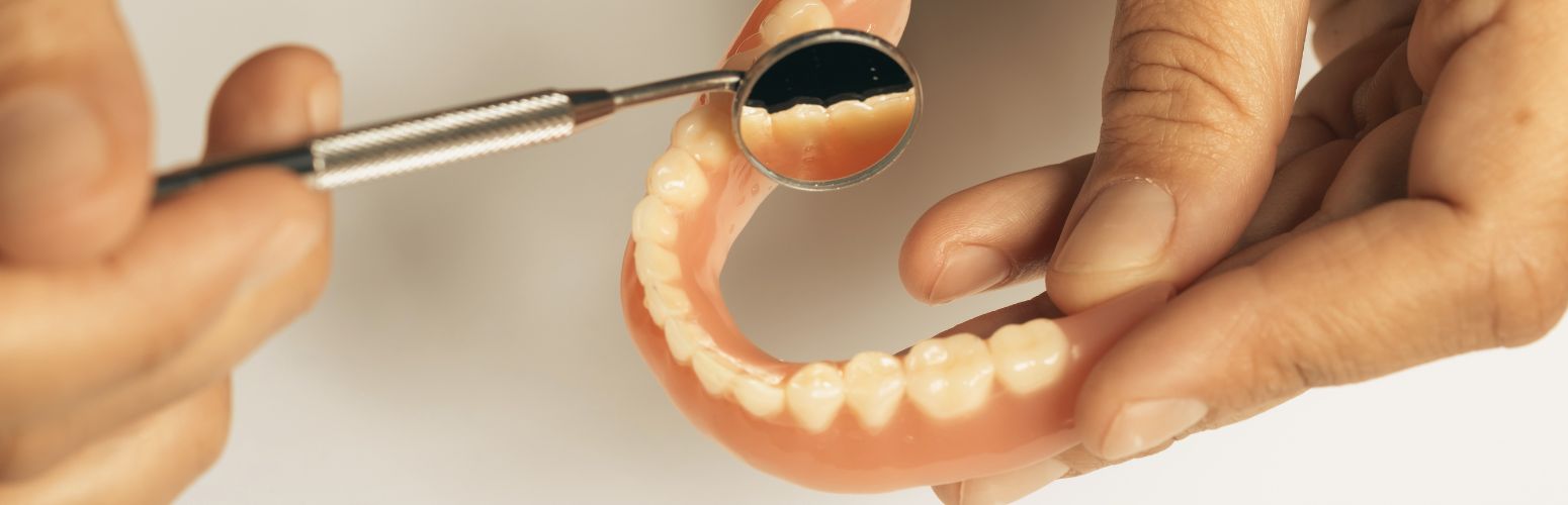 types of denture material