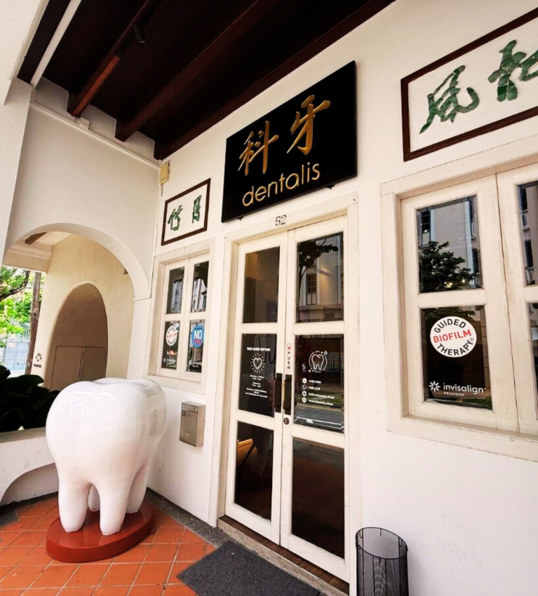 Dentalis heritage shophouse dental clinic at 52 Craig Rd Singapore CBD