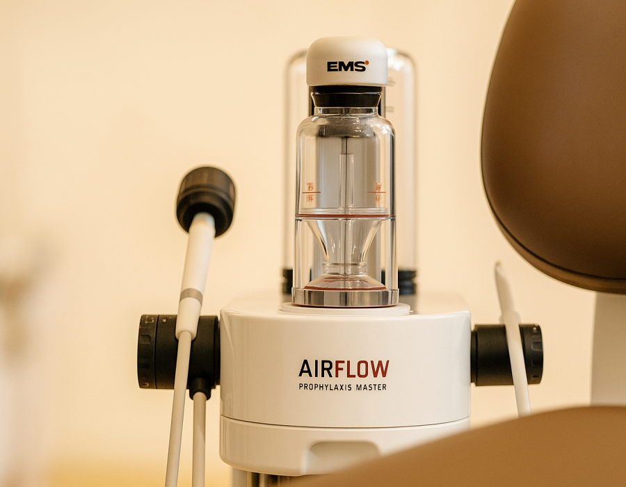 EMS - Guided Biofilm Therapy Device inside a clinic